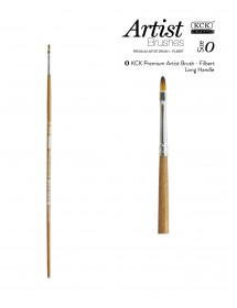 KCK PREMIUM FLAT LONG HANDLE BRUSH - BR 121FR #0